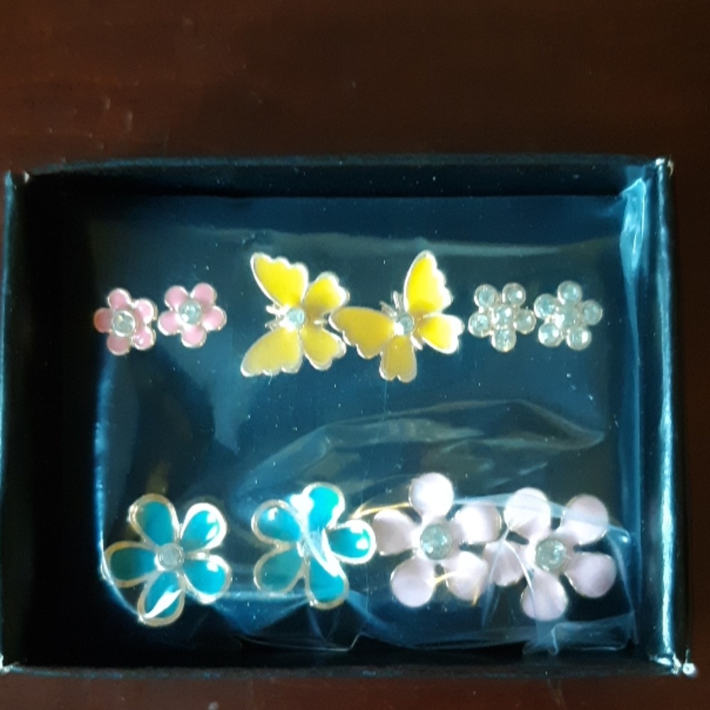 Spring time earring set, 5 pair
